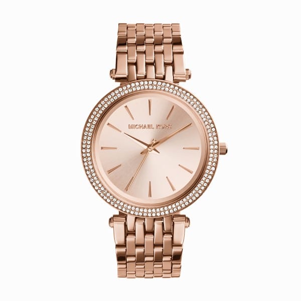 Gold plated discount michael kors watch