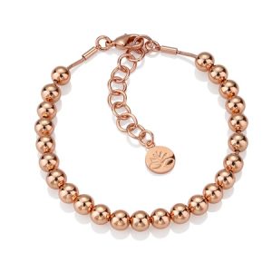 Newbridge Rose Gold Plated Small Bead Bracelet