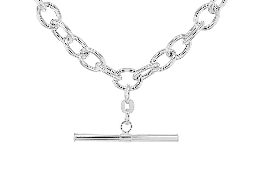 T bar necklace silver argos on sale