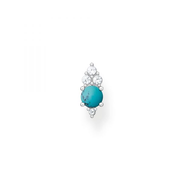 Thomas Sabo Sterling Silver Bracelet | Turquoise Beads | Jewellery