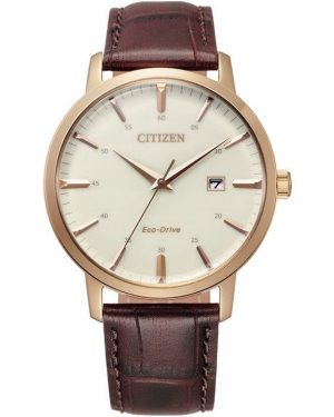 Citizen Gents Brown Leather Strap Chandler Watch