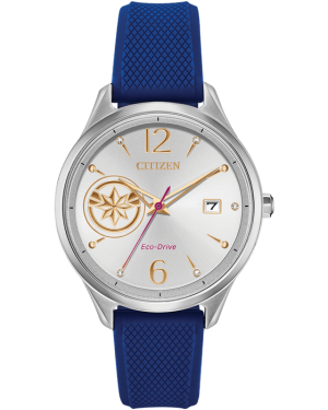 Citizen Ladies Captain Marvel Blue Strap Watch