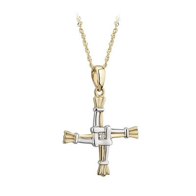 St Brigid's Cross Pendant/Necklace, s211 – Shop Palmers