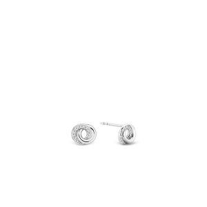 Ti Sento Milano Sterling Silver Knot Earrings