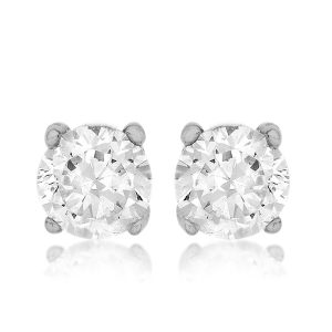 Silver CZ Earrings