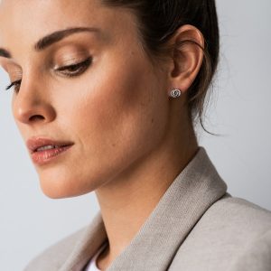 Cz-Circle-Stud-Earrings