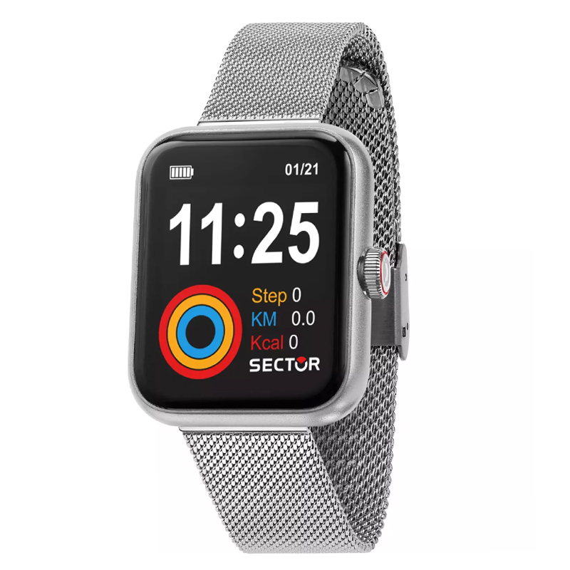 Sector S03 Smart Watch Silver Mesh sector Fallers Fallers Irish Jewelry