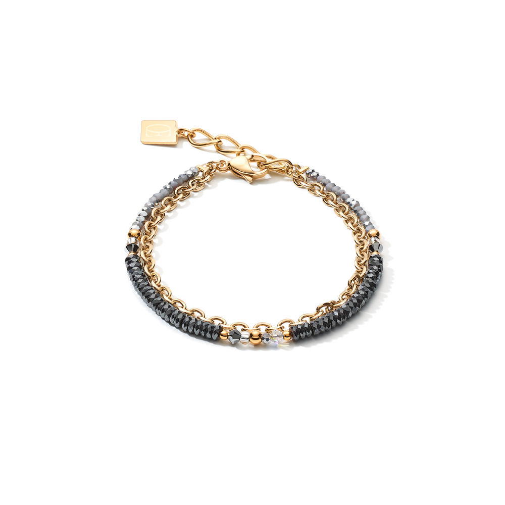 Bold Lion Gemstone Encrusted Gold Cuff Bracelet-vachngandaiphat.com.vn