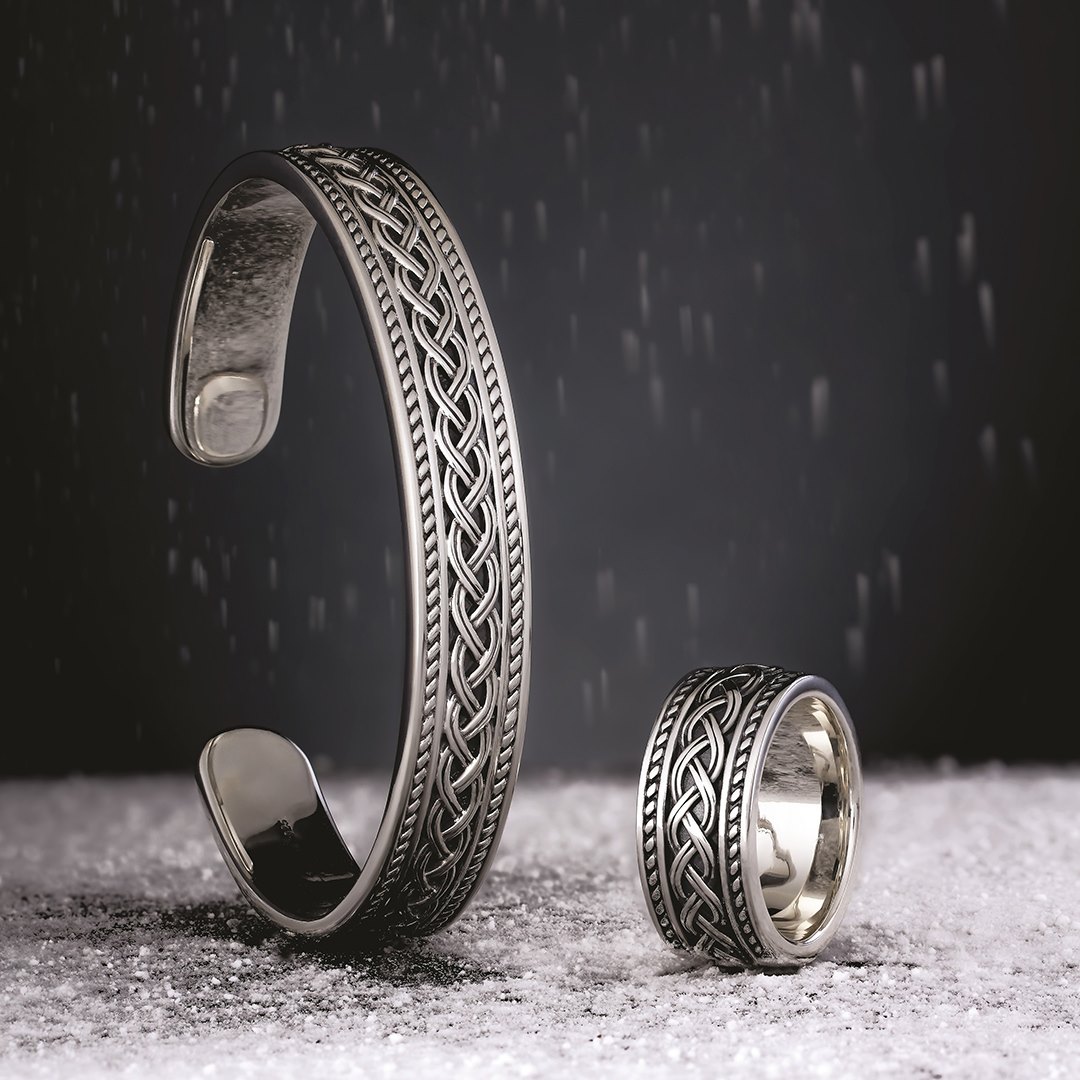 Men's sterling hotsell silver celtic bracelets