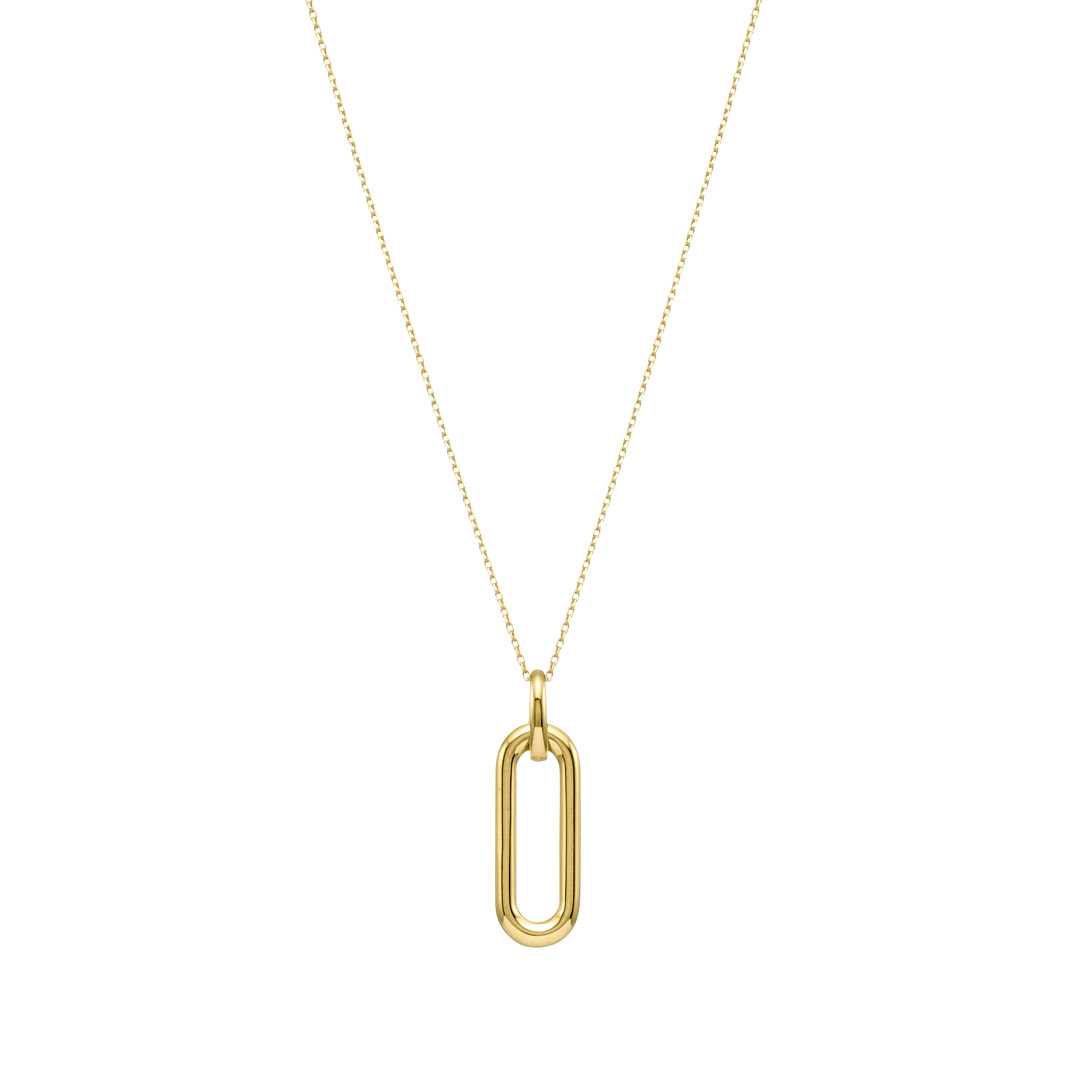 9ct Yellow Gold Knot Pendant Necklace - Pendants - Jewellery