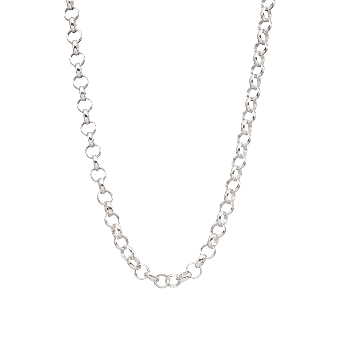 Sterling Silver 80cm Oval Belcher Chain | Stewart Dawsons