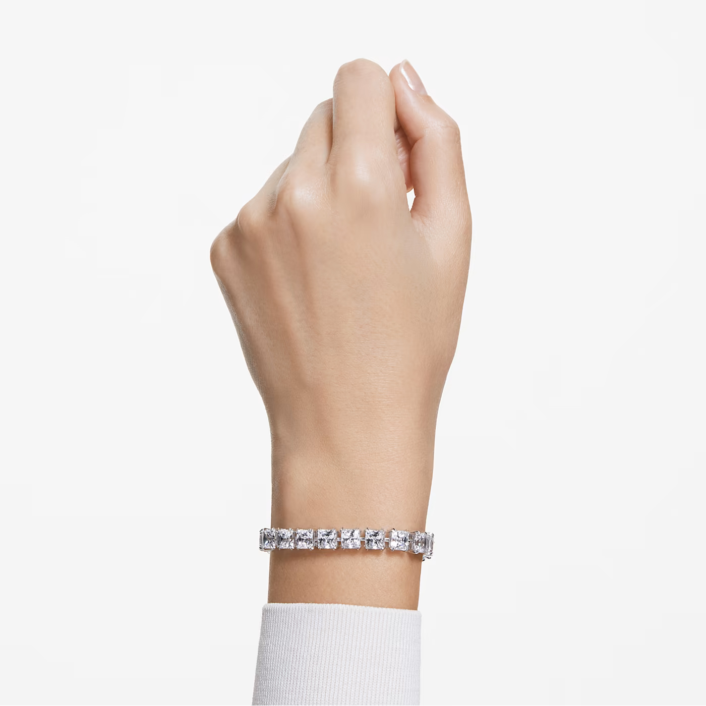 Swarovski Millenia Bracelet Square Cut Rhodium Plated Swarovski Fallers Fallers Irish Jewelry