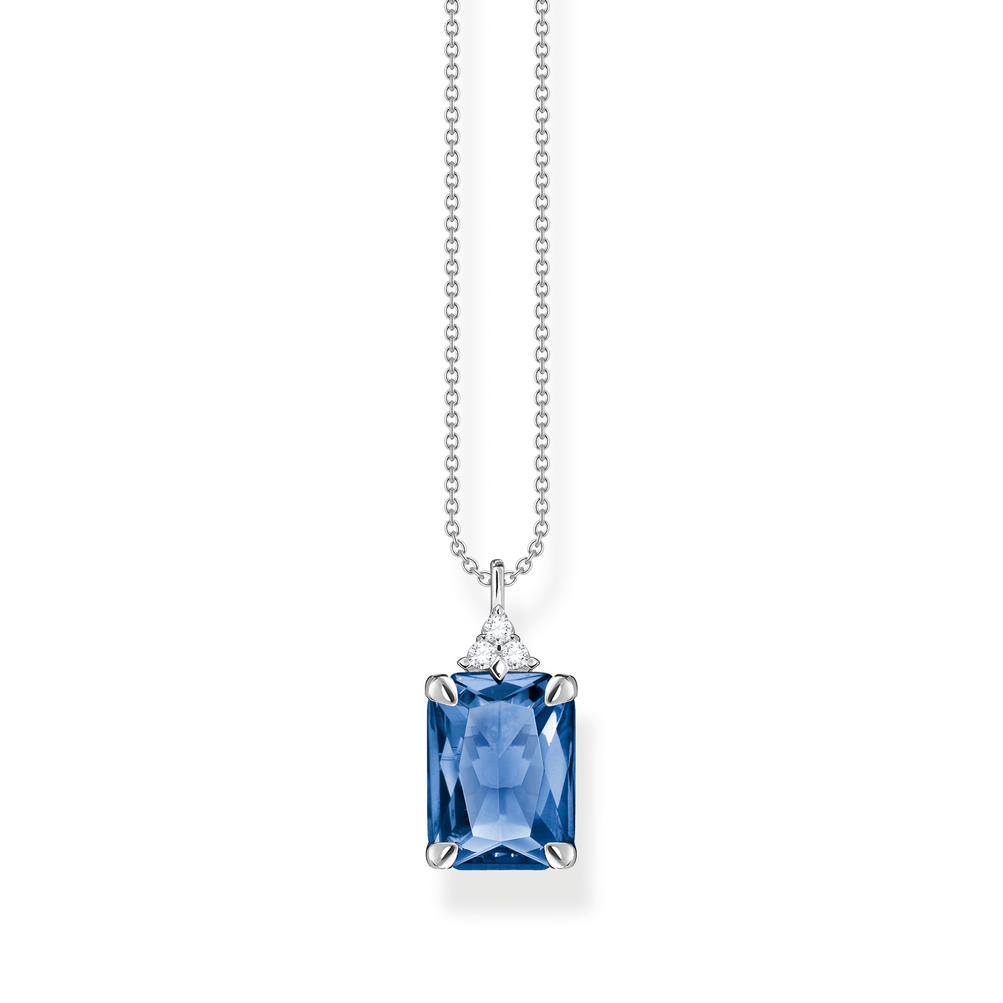 Thomas Sabo Necklace Blue Stone Silver
