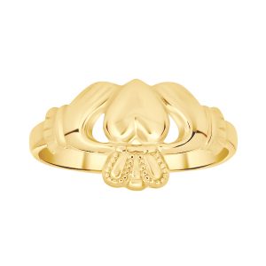 Claddagh Ring in 9ct Yellow Gold