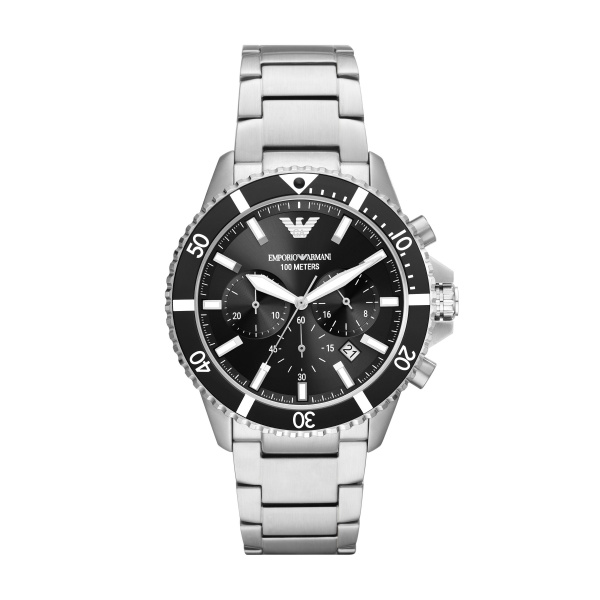 Emporio Armani Three-Hand Date Two-Tone Stainless Steel Watch and Bracelet  Set - AR80063SET - Watch Station