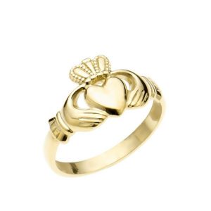 Fallers Ladies Claddagh Ring in 9K Gold