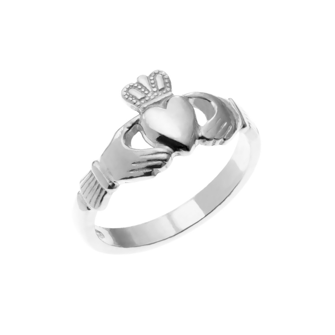 Women's Sterling Silver Claddagh Wedding Ring | Kilts-n-Stuff.com