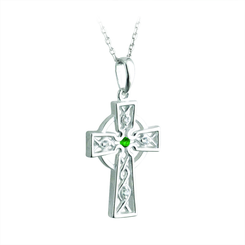 Celtic Cross Pendant in Sterling Silver