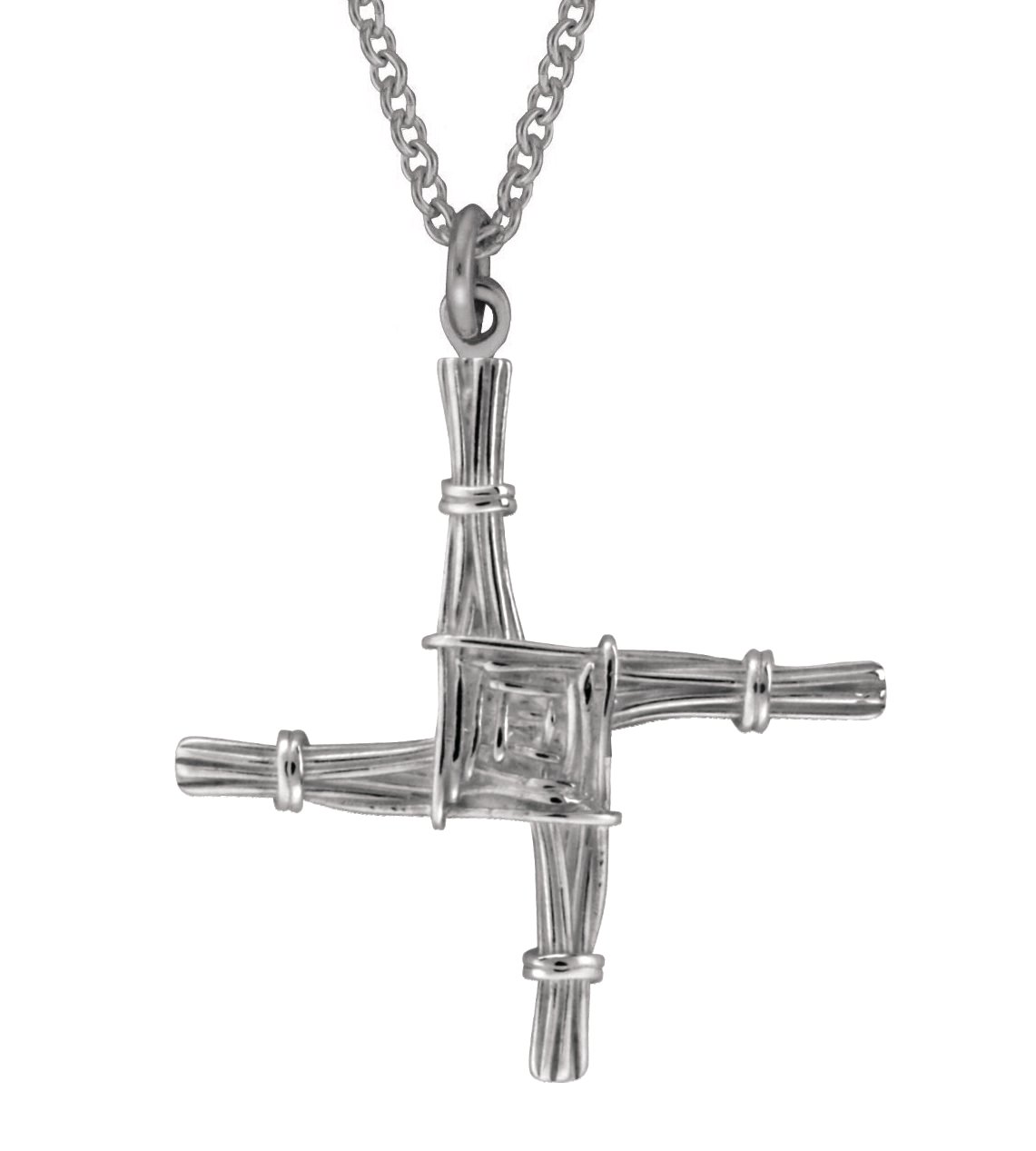 Necklaces : Saint Brigid s Cross Pendant, 14K Gold
