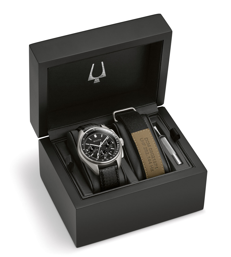 Bulova men's 45mm special best sale edition lunar pilot chronograph watch
