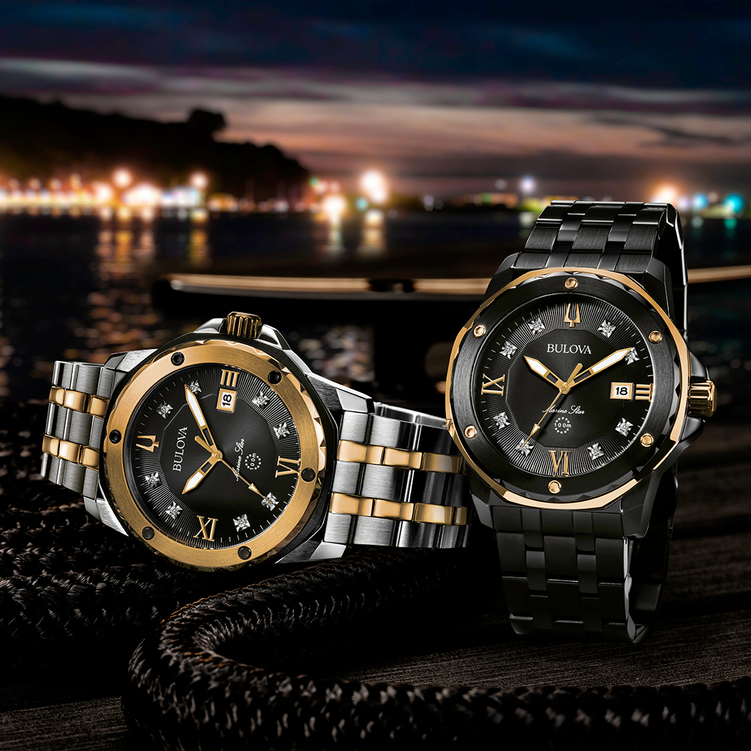 Bulova Marine Star Watch Black - bulova - Fallers.com - Fallers