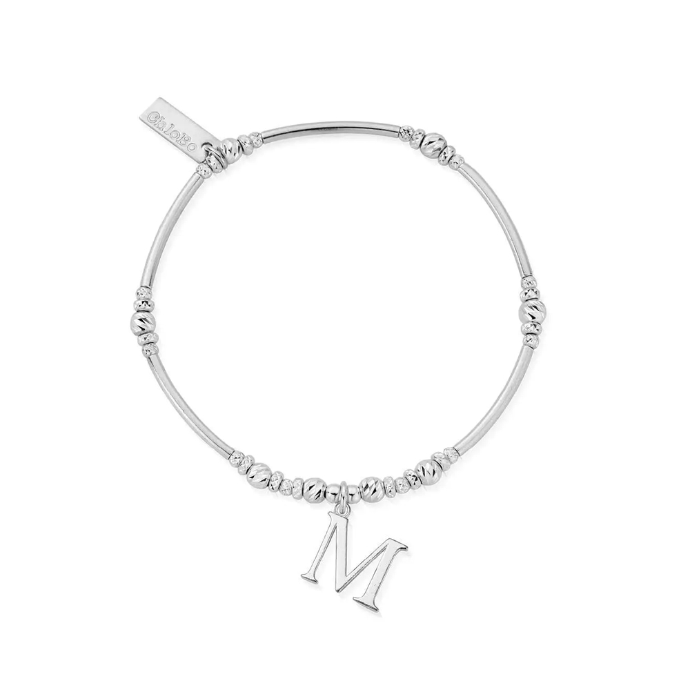 bracelet with letter m