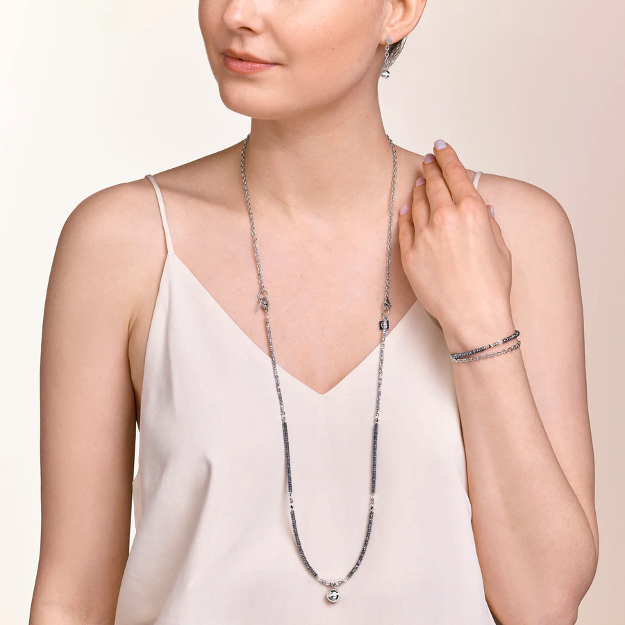 Coeur de Lion Necklace 4017/ /0230 Apricot - De Blaker exclusief