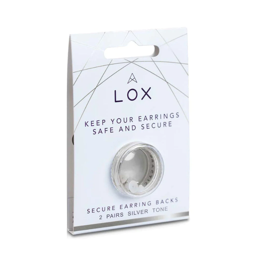 Plastic or rubber earring backs - LOX