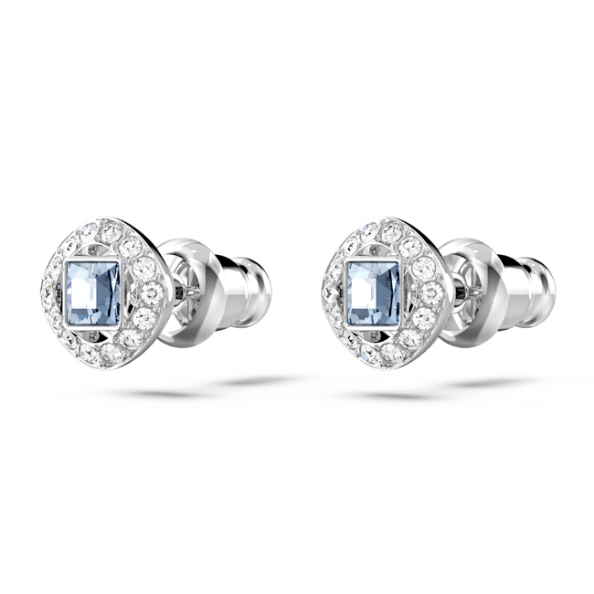 Swarovski Angelic Sterling Silver Rhodium Plated Stud Earrings With Wh –  Nubo Watches