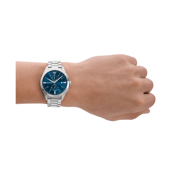 Emporio Armani Mens Claudio Blue Dial Watch Emporio Armani Fallers Fallers Irish Jewelry