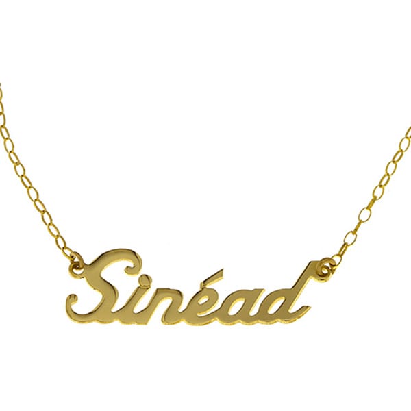 Irish on sale name necklace