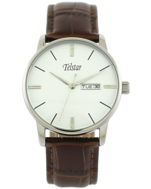 Telstar Stainless Steel Leather Strap
