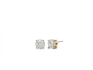 Ti Sento Cubic Zirconia Two Tone Studs