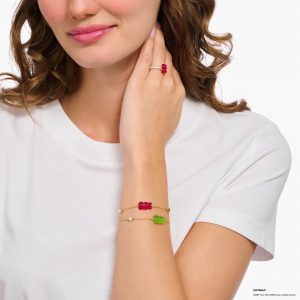 THOMAS SABO x Haribo Red Goldbear & Pearl Bracelet