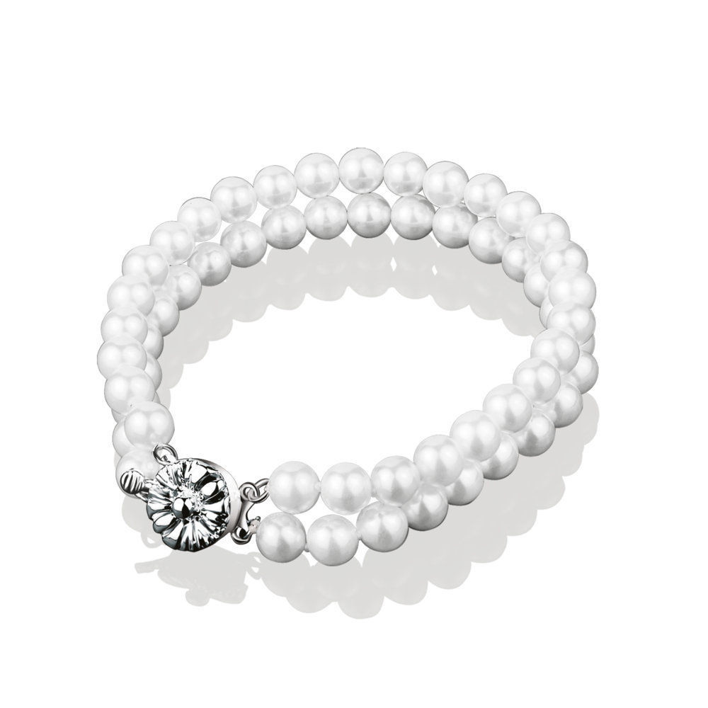 Newbridge Vintage Grace Kelly 2 Strand Pearl Bracelet