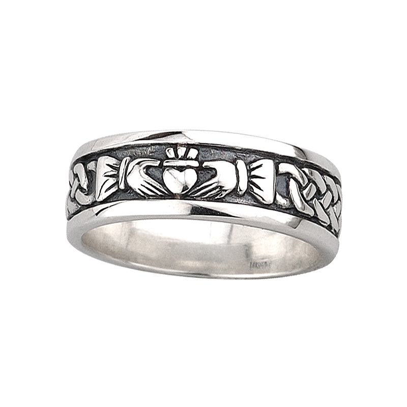 Sterling silver gents ring