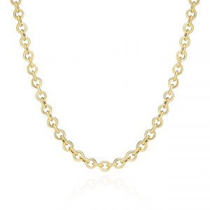 Sif Jakobs Gold Plated Carrara Open Link Chain