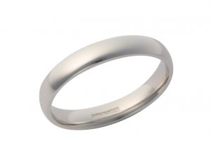 Platinum 3mm Court Band