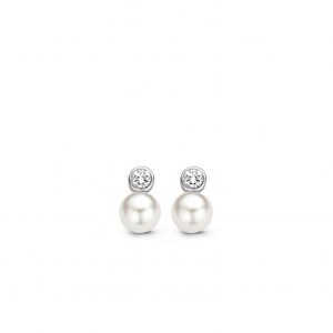 Ti Sento Pearl Drop Earrings
