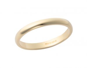 18K Yellow Gold 2.5mm Band