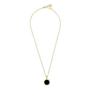 Aquaforte Tonde Reverse Black Faceted Venitian Glass Pendant