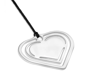 Newbridge Heart Bookmark with Black Tassel