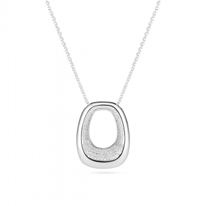 Sif Jakobs Silver Borsa Grande Necklace
