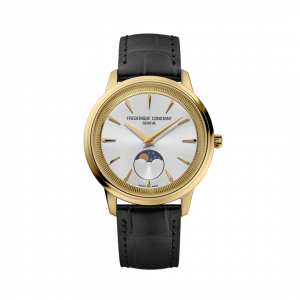 Frederique Constant Classics Moneta Moonphase Watch in Gold