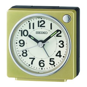 Seiko Quartz Gold Beep Bedside Alarm Clock