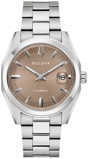Bulova Surveyor Automatic Stainless Steel With Brown Dial