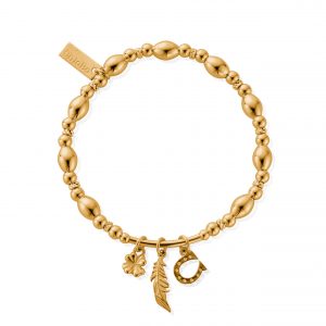 ChloBo Gold Luck And Courage Bracelet
