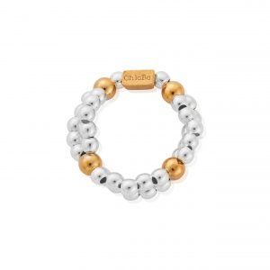 ChloBo Mixed Metal Entwined Double Ring