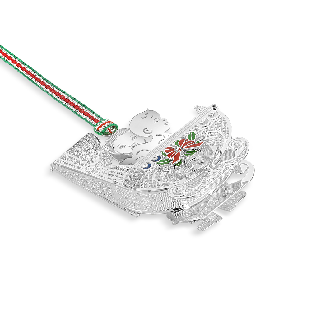 Newbridge Baby Cradle Christmas Tree Decoration - Image 2