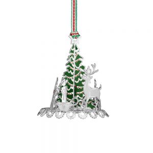 Newbridge Snowman Carousel Christmas Tree Decoration